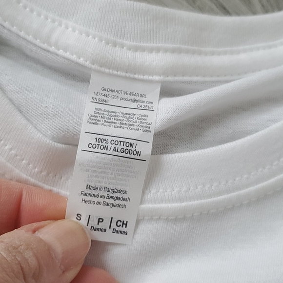 LAST 1❤️VOGUE white cotton tee shirt - Picture 10 of 12